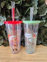 Ashy Anne Christmas Glitter Tumblers