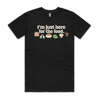 Christmas 2024 "I'm Just here for the food" Tee.
