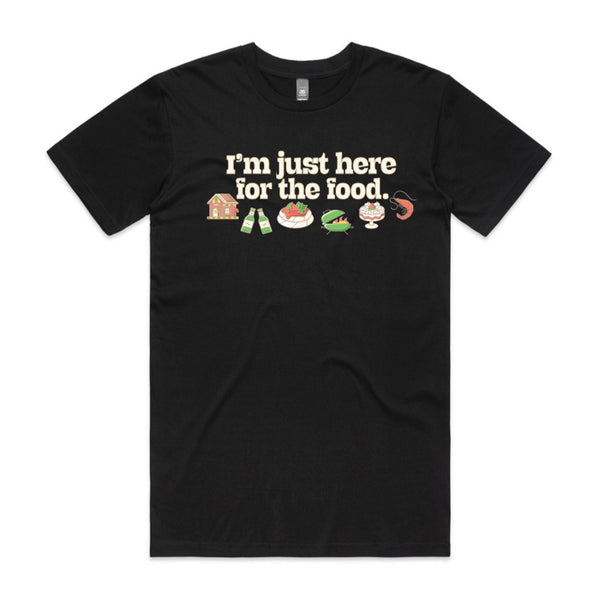 PREORDER ETA Early November Ashy Anne "I'm Just here for the food" shirt.