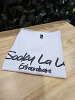 Ashy Anne "Sooky La La Extraordinaire" shirt - Puff Print Charcoal on White