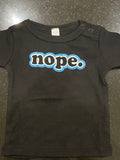 CLEARANCE Ashy Anne BLUE NOPE Infant/Kids Shirt