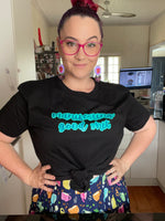 Ashy Anne MANIFESTING GOOD SHIT Shirt - Teal and Aqua