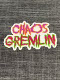 Ashy Anne CHAOS GREMLIN Sticker