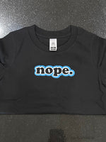 CLEARANCE Ashy Anne BLUE NOPE Infant/Kids Shirt