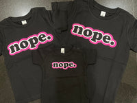 CLEARANCE Ashy Anne PINK NOPE Infant/Kids Shirt