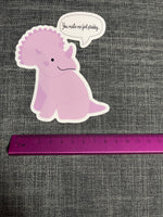 Ashy Anne Lilac Dino Sticker